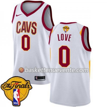 Maillot Basket Cleveland Cavaliers Kevin Love 0 2018 NBA Finals Nike Blanc Swingman - Homme